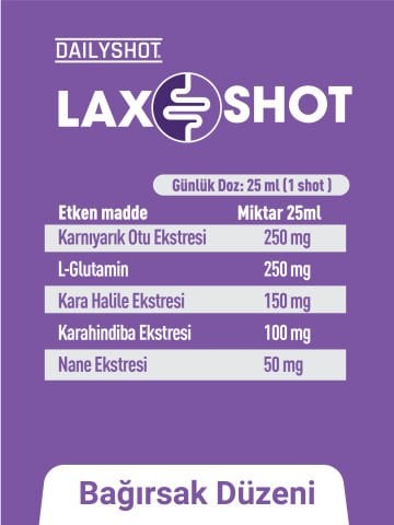 LaxShot, Bağırsak ve Sindirim Sistemi Düzenleyici, , Gaz, Şişkinlik İçin Lax Shot
