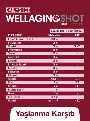 WellAging Shot 21'li kutu