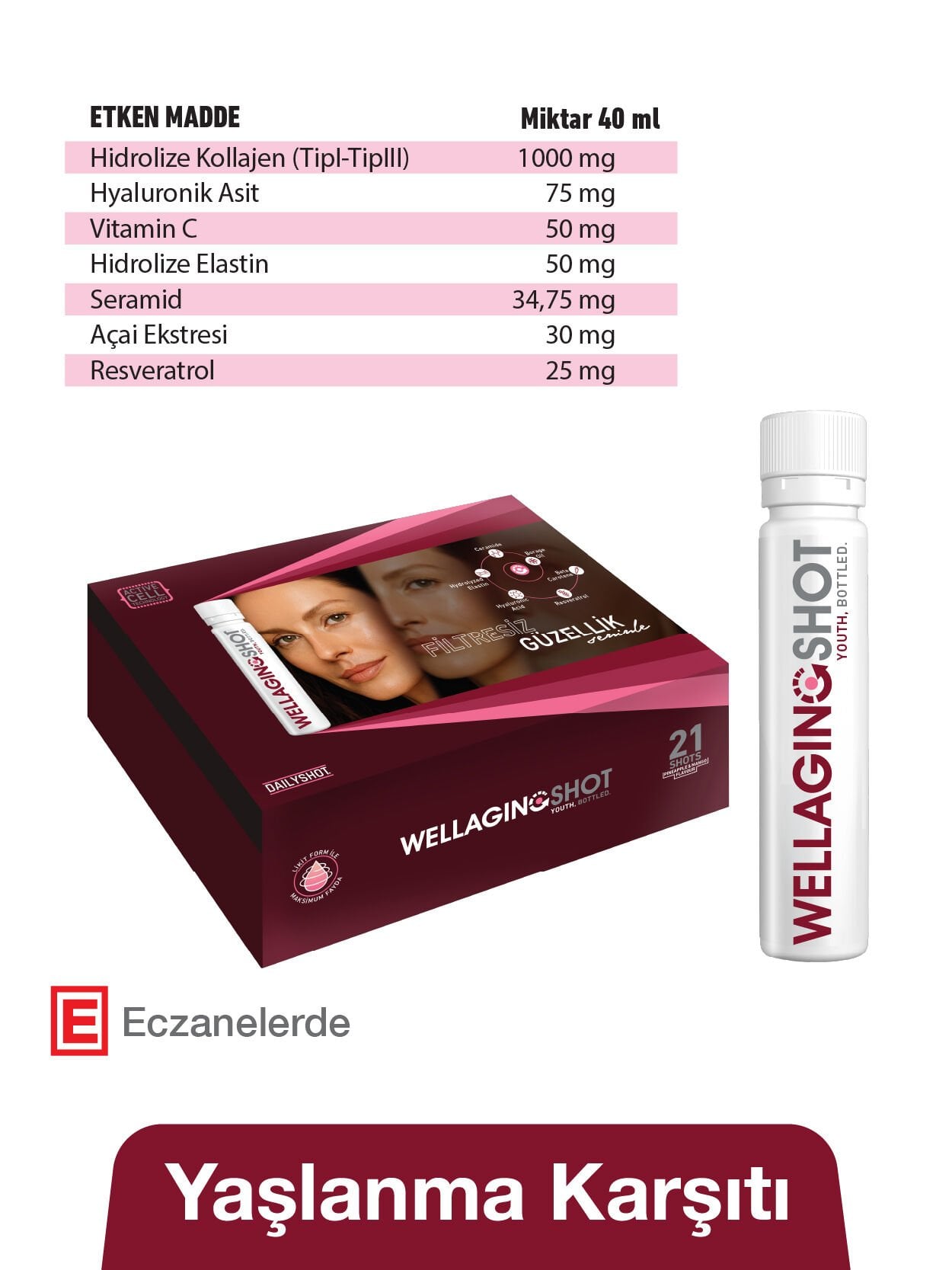 WellAging Shot 21'li kutu