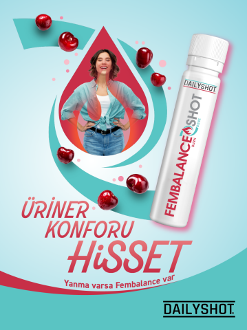 Fembalance Shot Cranberry ve D-mannoz ile Üriner Konfor