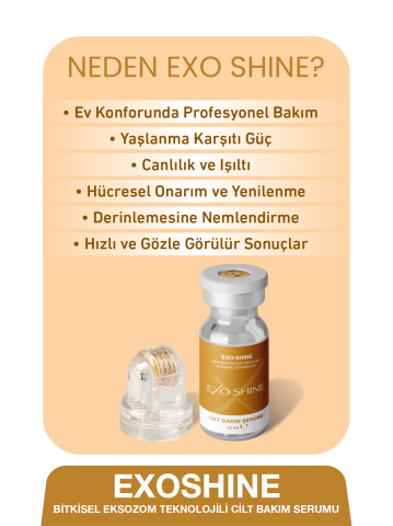 EXO SHINE Bitkisel Eksozom Teknolojili Cilt Bakım Serumu