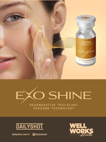 EXO SHINE Eksozom Teknolojili Cilt Bakım Seti | Exosome Serum + Hydraroller | Anti Age Bakım ve Yoğun Nem Desteği